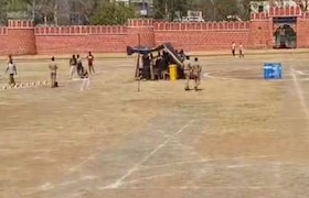 पोलीस होण्याचं स्वप्न अधुरंच, बीडमध्ये पोलीस भरतीदरम्यान तरुणाचा मृत्यू, 1600 मीटर धावताना आली भोवळ Beed News