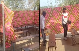 बीड: दहावीचा पेपर सोडविण्यासाठी विद्यार्थांना मंडपात बसावं लागणार... शिक्षण विभागाच्या तयारीवर प्रश्नचिन्ह दहावीच्या परीक्षेसाठी विद्यार्थांना मंडपात बसावं लागणार...