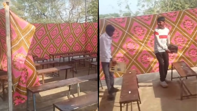 बीड: दहावीचा पेपर सोडविण्यासाठी विद्यार्थांना मंडपात बसावं लागणार... शिक्षण विभागाच्या तयारीवर प्रश्नचिन्ह दहावीच्या परीक्षेसाठी विद्यार्थांना मंडपात बसावं लागणार...