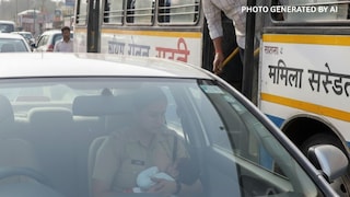 महिला पोलीस अधिकारी कारमध्ये बाळाला दूध पाजत असताना नराधमांचे अश्लील हावभाव, बसमधून नको ते केलं Mumbai Tak