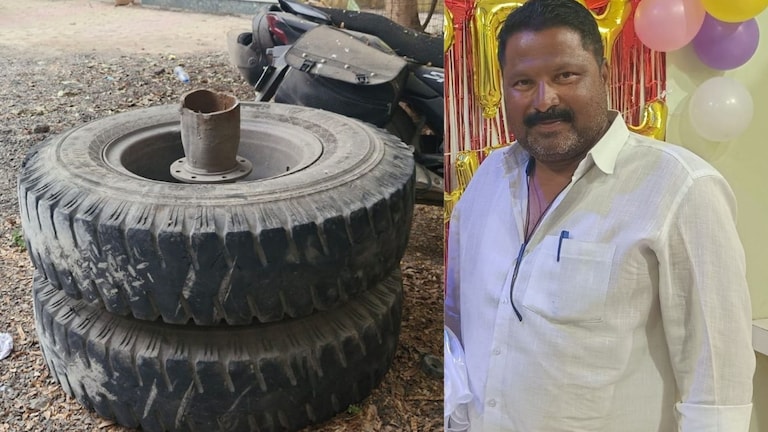 जालन्यात चालत्या ट्रकचे टायर निखळून दुचाकीवर आदळले, भीषण अपघातात दुचाकीस्वाराचा जागीच दुर्दैवी अंत Jalna Accident