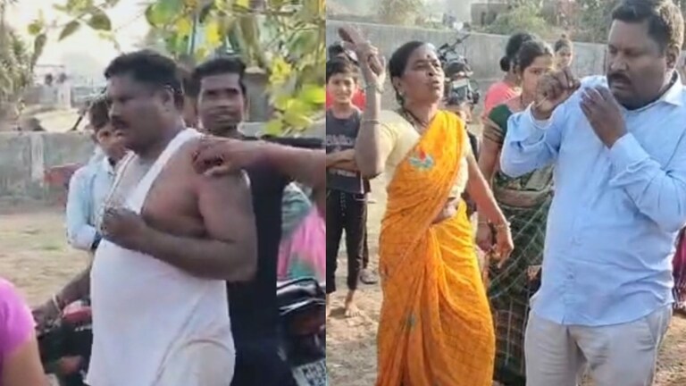 अश्लील व्हिडिओ दाखवून विद्यार्थिनींशी चाळे, गावातील महिलांनी भर चौकात शिक्षकाला चपलेने बदडले; भंडाऱ्यातील धक्कादायक प्रकार Bhandara Crime News