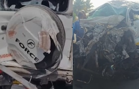 पुणे-सोलापुर राष्ट्रीय महामार्गावर क्रूजरचा टायर फुटून भीषण अपघातात चेंदामेंदा, तिघांचा करुण अंत Pune- Solapur highway Accident