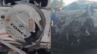 पुणे-सोलापुर राष्ट्रीय महामार्गावर क्रूजरचा टायर फुटून भीषण अपघातात चेंदामेंदा, तिघांचा करुण अंत Mumbai Tak