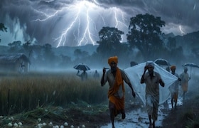 Maharashtra weather : राज्यात अस्मानी संकट, 'या' 4 जिल्ह्यांत वादळी वाऱ्यांसह पाऊस घालणार थैमान Maharashtra weather