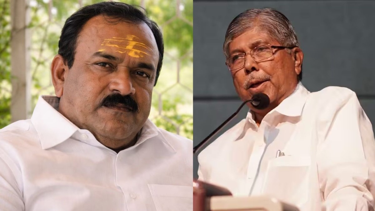 Harshwardhan Sapkal on Chandrakant Patil