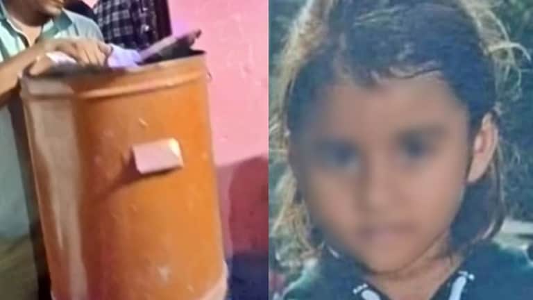 भाड्यावरुन वाद झाला, भाडेकरुने थेट मालकाच्या 8 वर्षाच्या मुलीलाच संपवले अन् मृतदेह पिठाच्या डब्यात लपवून पळाला Crime News