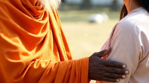 भररस्त्यात तरुणीला चुकीचा स्पर्श, ढोंगीबाबाचा लाज आणणारा प्रकार, व्हिडिओ व्हायरल  