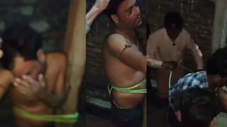 तरुण गर्लफ्रेंडला भेटायला गावात आला, ग्रामस्थांनी विजेच्या खांबाला बांधून उघडा करून मारला Mumbai Tak