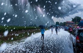 Maharashtra Weather : राज्यातील 'या' जिल्ह्यांत कोसळणार गारांचा पाऊस, पुढील काही तास महत्त्वाचे Maharashtra weather