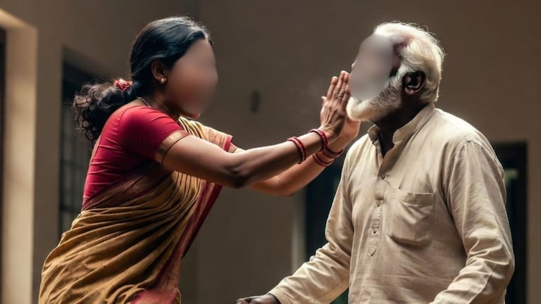 कौटुंबिक वादातून सुनेनं सासऱ्याच्या अवघड जागेवर लाथ मारली, एका झटक्यात गेला जीव crime news