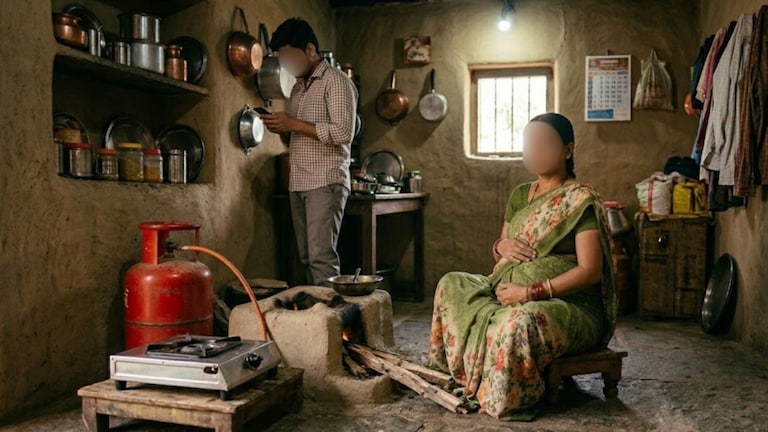 दहा दिवस चुलीवर स्वयंपाक करुन वैतागली गर्भवती बायको, नवऱ्याला गॅस सिलिंडर आणायला सांगताच घडलं भयानक Crime News