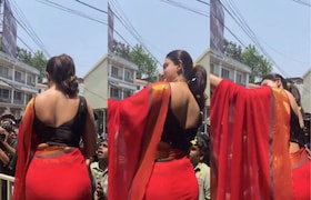 सेल्फीच्या बहाण्याने पुढे आला, गर्दीचा फायदा घेत अभिनेत्रीला चुकीचा स्पर्श; संतापजनक प्रकार VIDEO Actress Honey Rose