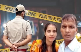 नवऱ्याने रागाच्या भरात बायकोचा गळा चिरला, नंतर रात्रभर बायकोच्या मृतदेहाशेजारी बसून राहिला, पुढे... भयंकर कांड Crime News