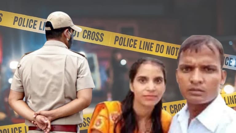 नवऱ्याने रागाच्या भरात बायकोचा गळा चिरला, नंतर रात्रभर बायकोच्या मृतदेहाशेजारी बसून राहिला, पुढे... भयंकर कांड Crime News