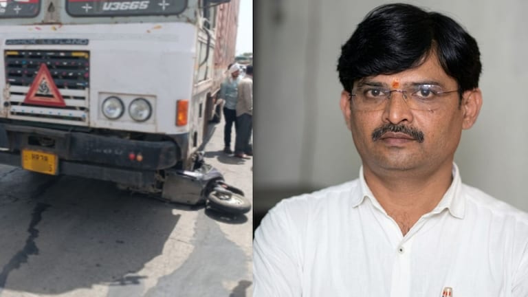 बीड : अंबाजोगाईत भरधाव ट्रकने दुचाकीस्वाराला चाकाखाली चिरडलं, भीषण अपघातात बँक अधिकाऱ्याचा अंत Beed accident