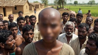 महिलेचं टक्कल केलं, ग्रामस्थांसमोर कपडे फाडले, नवऱ्याला खांद्यावर बसवून गावभर फिरण्यास भाग पाडले Mumbai Tak