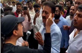 गिरीश महाजनांना धारेवर धरणाऱ्या ‘त्या’ महिलेच्या अडचणी वाढल्या, वरळी पोलीस ठाण्यात तक्रार दाखल Zen Sadavarte complaint against women who shouted at bjp minister :