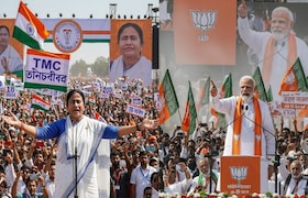 Exit Poll Result 2026: बंगालमध्ये मोठा उलटफेर! एक्झिट पोलमध्ये 'या' पक्षाचा तब्बल 192 जागांवर विजय todays chanakya exit poll results 2026 major upset in west bengal bjp wins a staggering 192 seats in exit polls