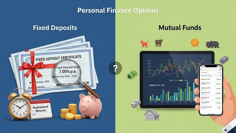 Personal Finance: फिक्स्ड डिपॉझिट आणि म्युच्युअल फंड.. गुंतवणूकदारांचा एवढा संभ्रम का? personal finance fixed deposits and mutual funds why are investors so confused