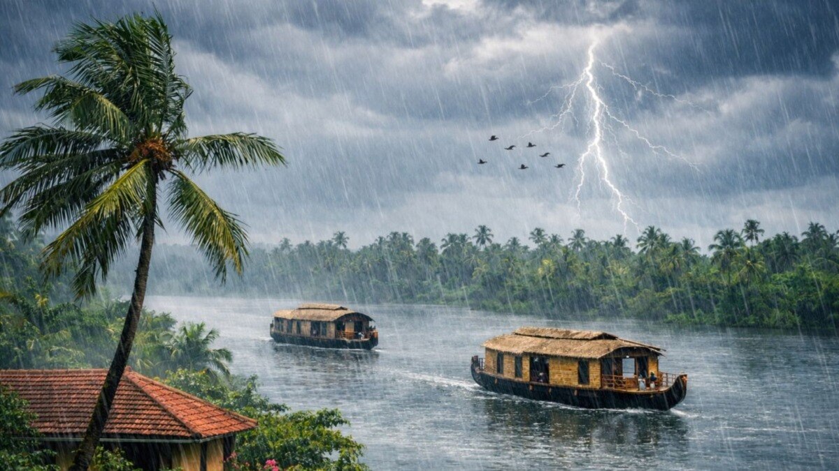 monsoon arrives in kerala