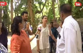 जैन मुनींसाठी पांढरी पट्टी, वाद विकोपाला; दोन्ही पक्ष समोरासमोर, पाहा व्हिडीओ Jain Muni white line controversy