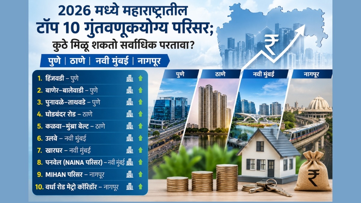 Personal Finance: महाराष्ट्रातील टॉप 10 जागा.. 'इथे' फ्लॅट खरेदी केल्यानंतर मिळेल जबरदस्त पैसा!