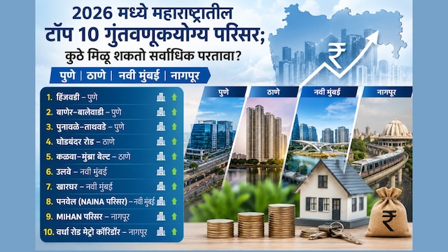 personal finance buying a flat in top investment worthy areas of maharashtra such as pune thane navi mumbai and nagpur in 2026 will yield tremendous returns