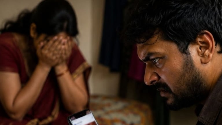 पत्नीचं अफेअर असल्याचा संशय, पतीने सोशल मीडियावर 'तसले' व्हिडीओ टाकले Crime News