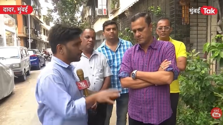 sandeep deshpande interview dispute over white strip in dadar nilesh chandra should live on moon mns leader sandeep deshpande is furious
