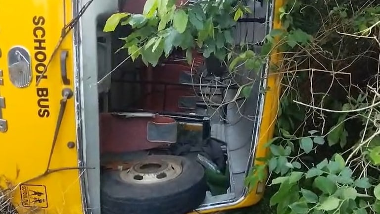 लातूर: ड्रायव्हर फोनवर बोलत होता, शाळेची बस पलटी होऊन अपघातात 23 विद्यार्थी जखमी Latur Students Bus Accident