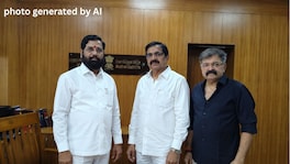 काल जयंत पाटील अन् आव्हाडांनी भेट घेतली, अन् आज शिंदेंचा दिल्ली दौरा रद्द photo generated by AI