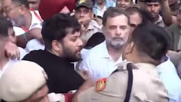 राहुल गांधींना पोलिसांनी उचललं, PM मोदींच्या घराबाहेर तुफान राडा Rahul Gandhi Protest