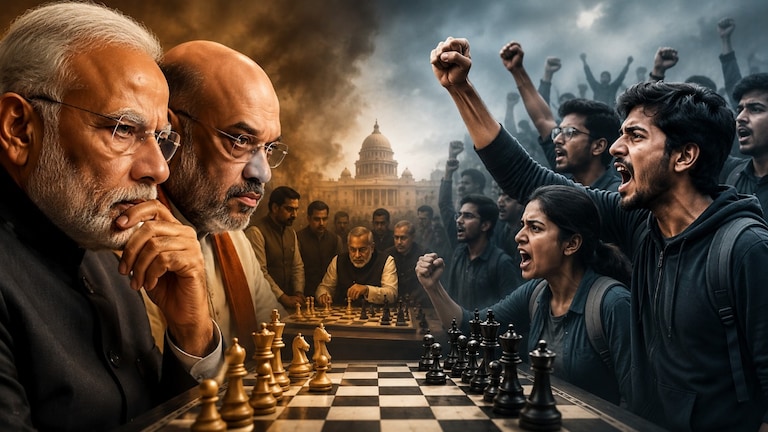 Gen Z चं आंदोलन BJP ला न सुटलेलं कोडं... सरकारचे 'चाणक्य' चुकले तरी कुठे? gen z protest a puzzle bjp couldnt solve where exactly did governments chanakya go wrong