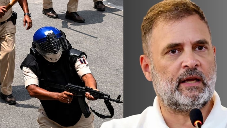 आंदोलनकर्त्या विद्यार्थ्यांवर AK 47 ने गोळीबार, राहुल गांधींकडून व्हिडिओ शेअर Rahul gandhi