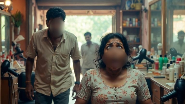 नवऱ्याने बायकोच्या ब्युटीपार्लरमध्ये शिरून चाकूने वार करत संपवलं, घटनेनं परिसर हादरला Crime News