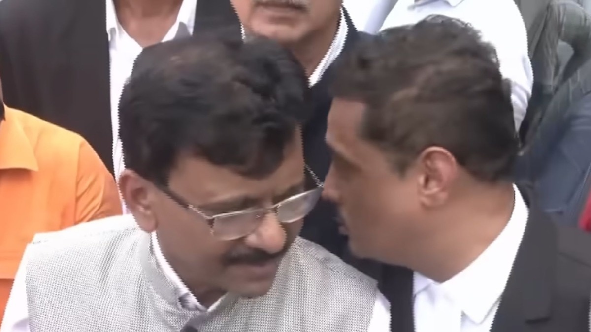 सुनावणीत आरोप-प्रत्यारोप, राऊतांचा बाहेर येत इशारा, मागे सरोदे; काय झालं?