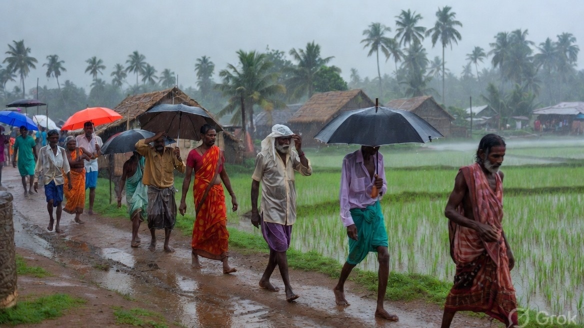 Maharashtra Weather : राज्यात वातावरण फिरलं, 'या' जिल्ह्यांवर अस्मानी संकट