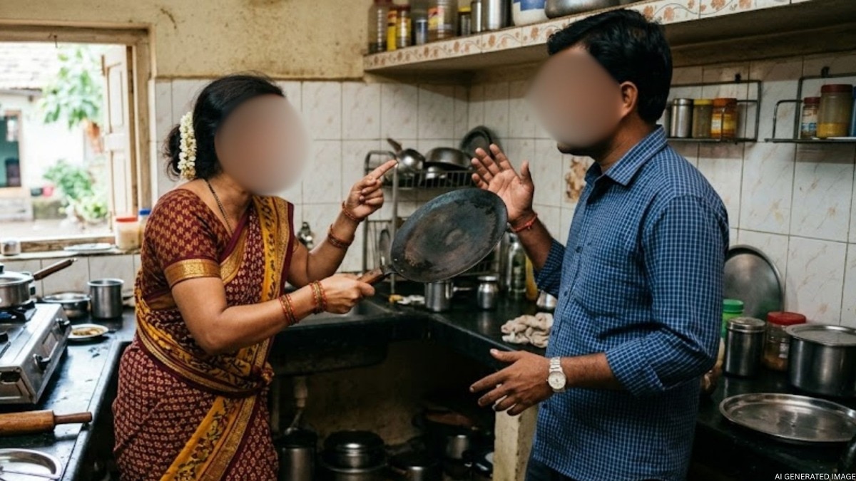खूप दिवसांनी भेटायला गेला, बायकोने डोक्यात थेट तवाच घातला; नवऱ्याला का संपवलं?