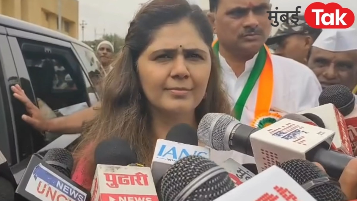 जरांगे पाटलांवर प्रश्न येताच पंकजा मुंडेंचं सॉफ्ट उत्तर, नेमकं काय म्हणाल्या?