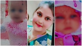 बंद खोलीत महिला गळफास घेतलेल्या अवस्थेत, दोन मुली पलंगावर मृतावस्थेत crime news