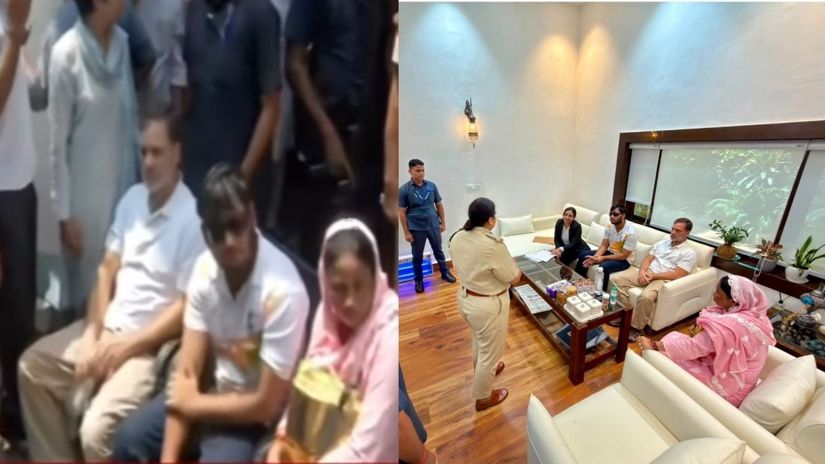 राहुल गांधींचा संसद मार्ग पोलीस स्टेशनबाहेर ठिय्या, कोणत्या मागणीसाठी झाले आक्रमक? 
