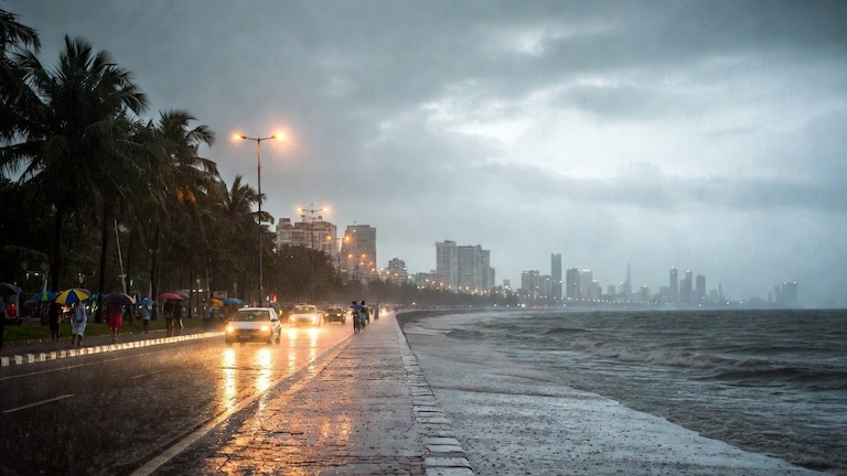 Maharashtra Weather : येरे येरे पावसा, काही जिल्ह्यांना पावसाचा यलो आणि ऑरेंज अलर्टचा अंदाज Maharashtra Weather (AI Generated Photo)