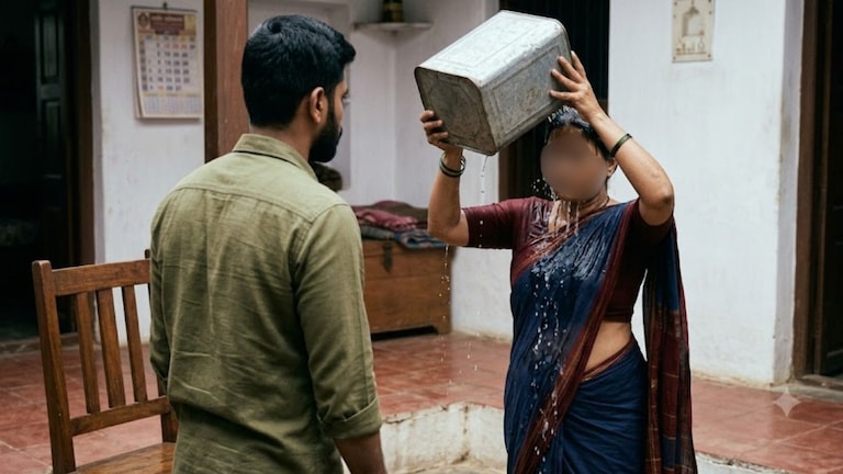 लेकाला अंमली पदार्थाचे व्यसन, आईने मुलाच्या त्रासाला कंटाळून घेतलं पेटवून Crime News (AI Photo)
