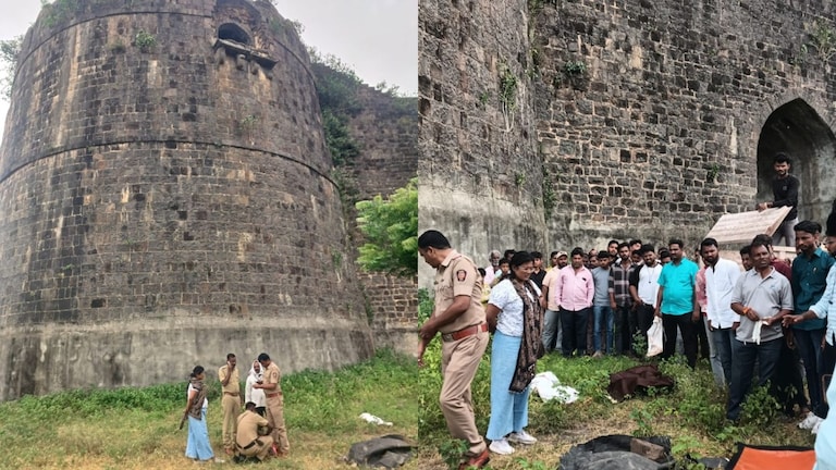 धाराशिव हादरलं! नळदुर्ग किल्ल्यावरून आईने तीन मुलांसह मारली उडी, माय-लेकराचा अंत Dharashiv News