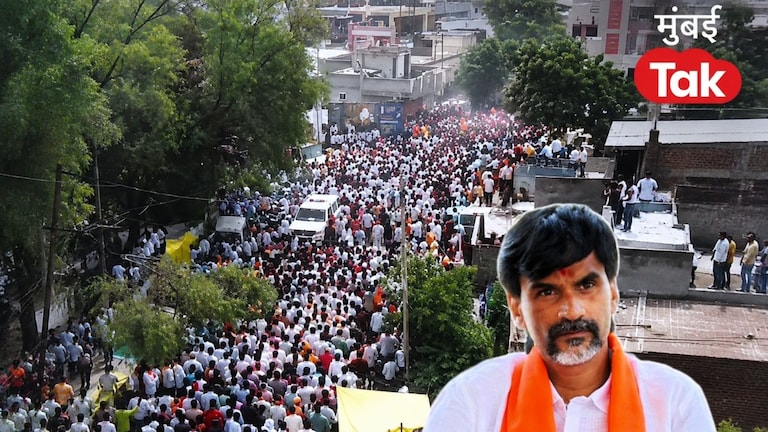 जरांगेंसाठी उसळला जनसागर; ड्रोनमध्ये दिसली मराठ्यांची ताकद Manoj Jarange Patil
