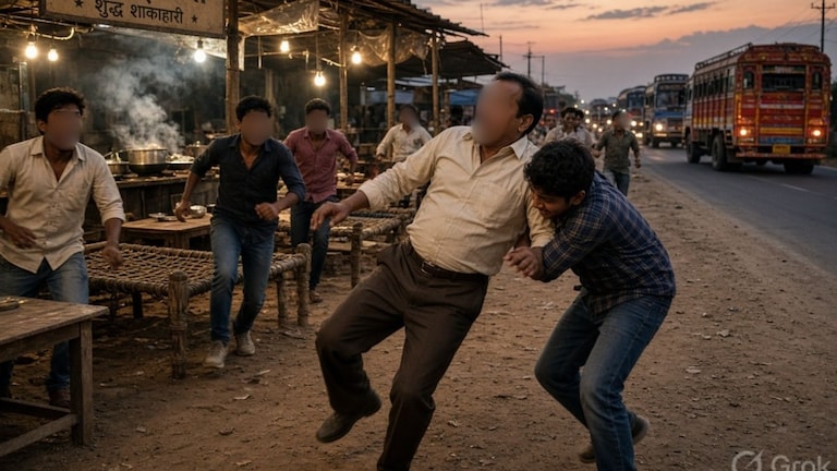 धांगडधिंगा करणाऱ्यांना शिक्षकाने विचारला जाब, आरोपींनी केला शेवट Crime News (AI Photo)
