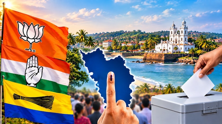Election Survey: महाराष्ट्राच्या अगदी शेजारच्या राज्यात काँग्रेस देणार जबरदस्त टक्कर, BJP चा मार्ग कठीण; पण... goa election survey 2027 bjp vs congress vote vibe pramod sawant cm choice