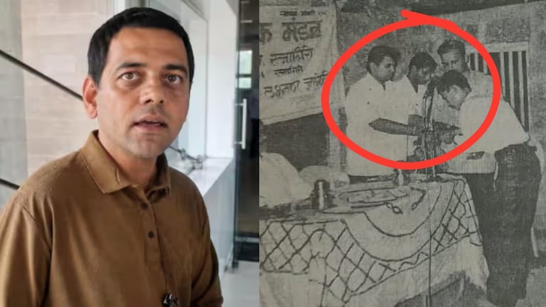 शिंदेंच्या 'या' दिग्गज मंत्र्याने 22 वर्षांपूर्वीच केला होता विद्यानंद बापटांचा सत्कार, कारण... vidyanand bapat pune dj dolby ban demand 2004 ratnagiri student felicitation shiv sena shinde minister uday samant