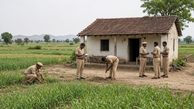 शेत, नवरा-बायको आणि दारू... 32 वर्षीय महिलेची धारदार शस्त्राने वार करत हत्या Crime News (AI Photo)